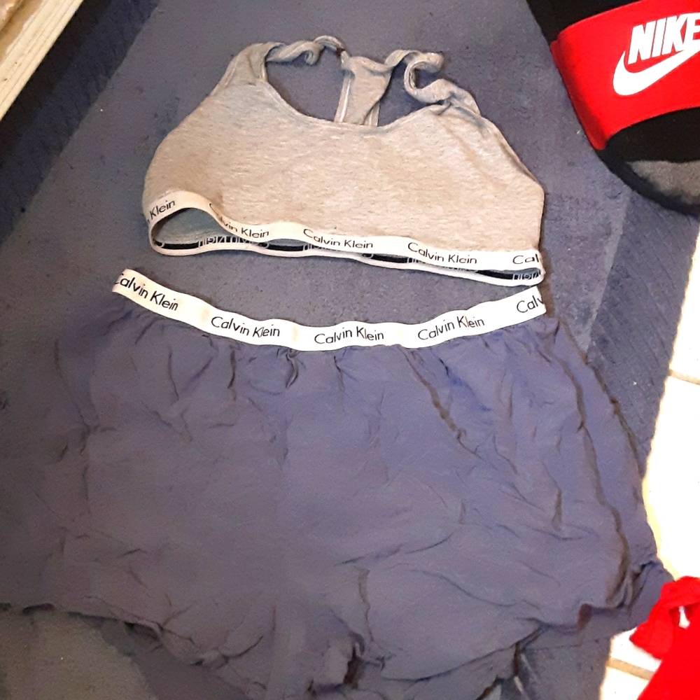 Calvin Klein Sports Bra And Boxer Short